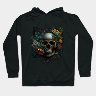 Skull and Flowers #5 Hoodie